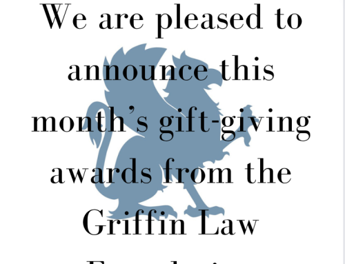 Griffin Foundation – April 2024 – Gift-Giving Awards